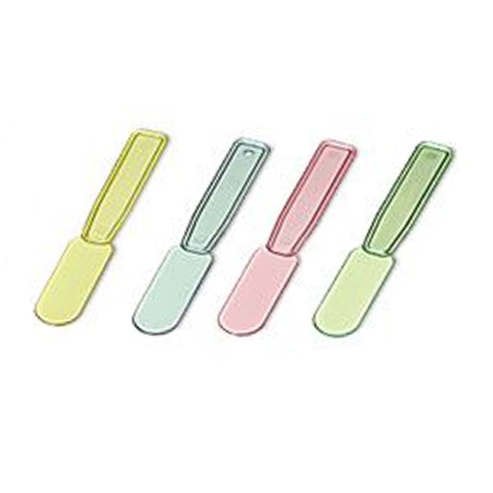 Espátula Mini Patê Acrílica Cristal c/100 - Três Triângulos