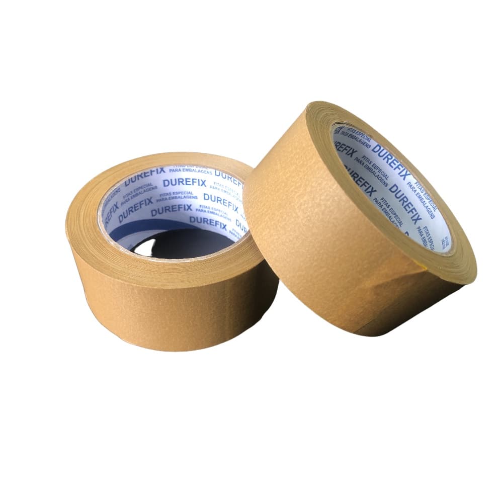 Fita Kraft Adesiva Crepado 50m x 48cm Papel Marrom Puro 1 Rolo