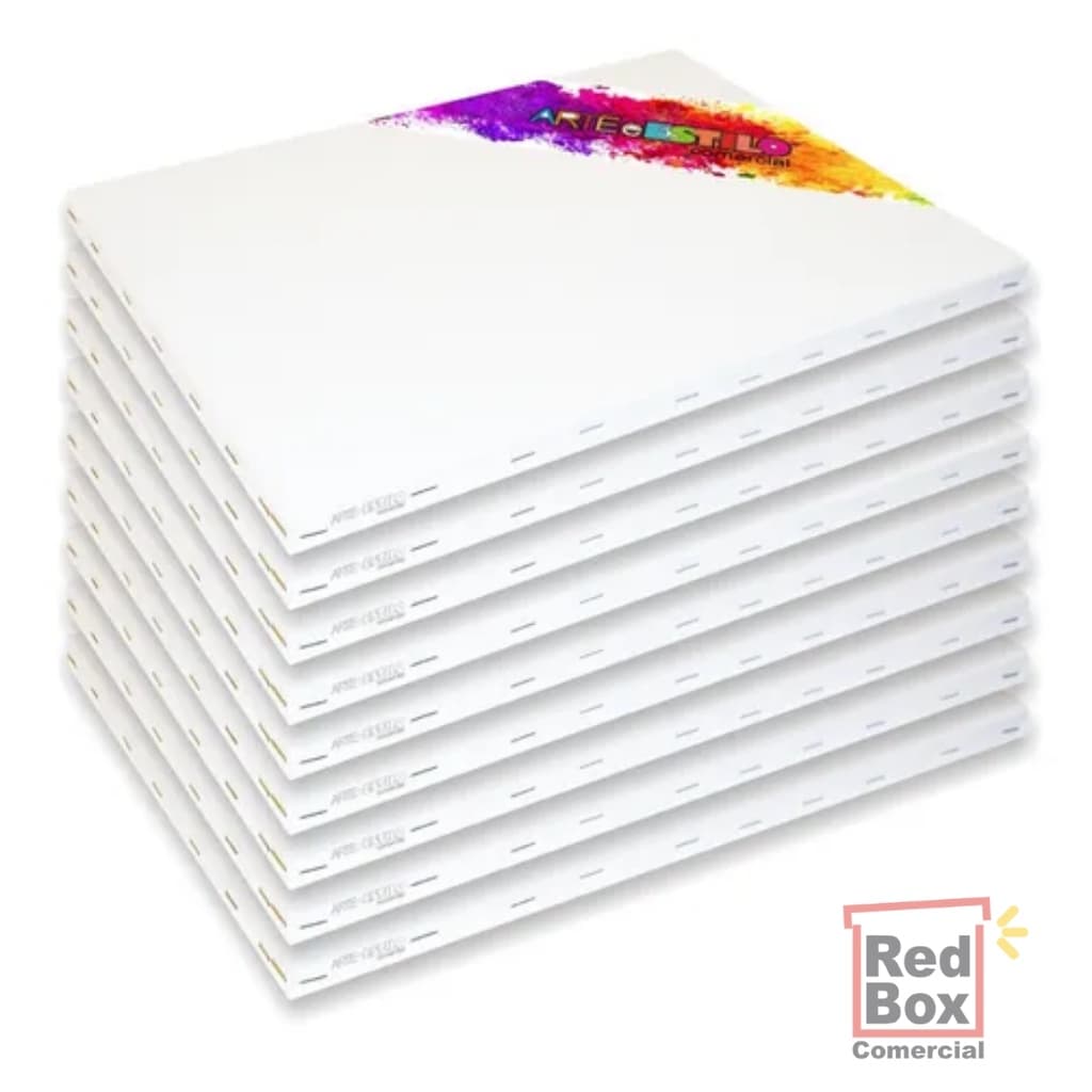 06 Telas Para Pintura 40x50 cm Prontas para usar telas de pintura para Arte e Diversão 50x40 cm