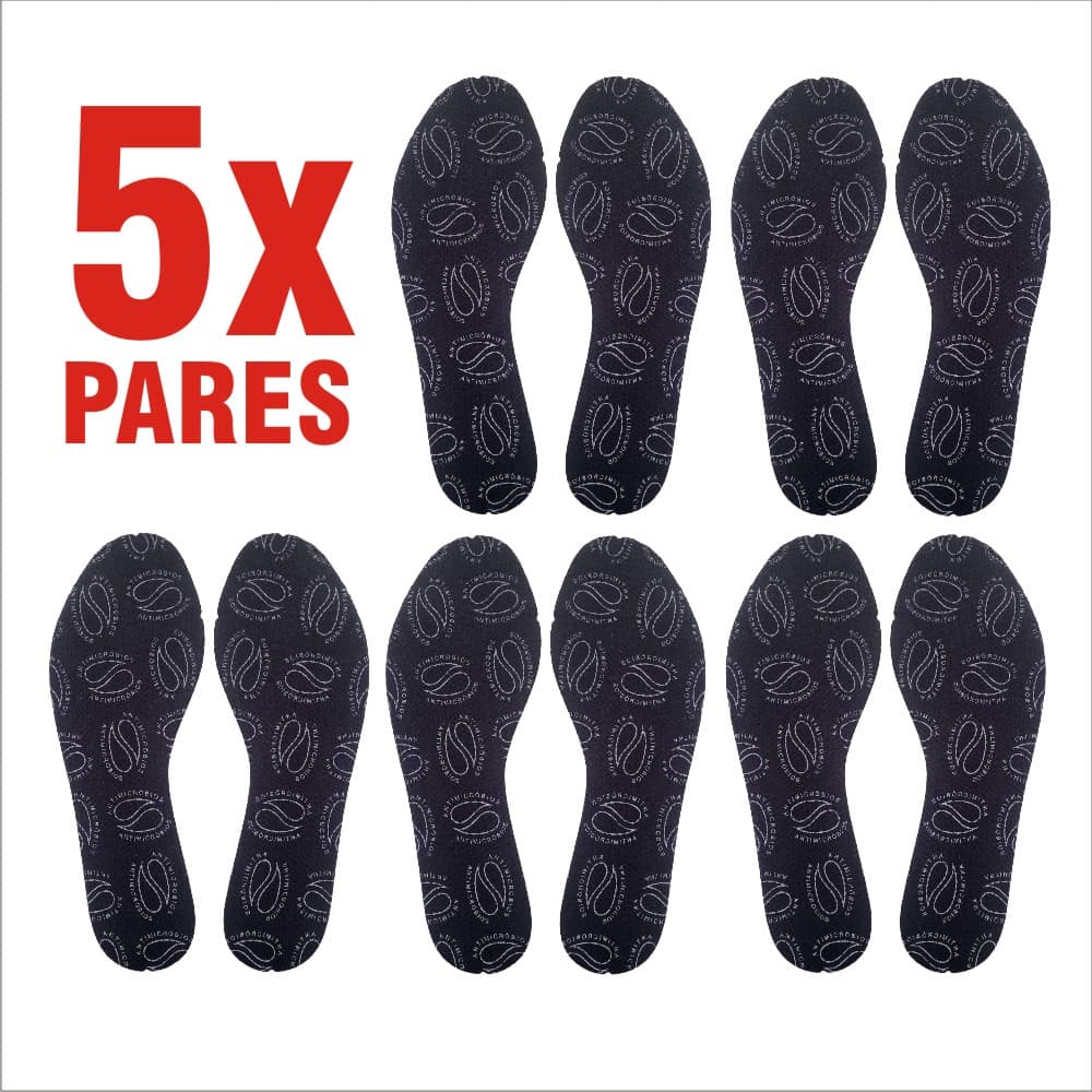 KIT PALMILHA CONFORTÁVEL ANTI ODOR Tam.: 33 Ao 45 = 5 PARES