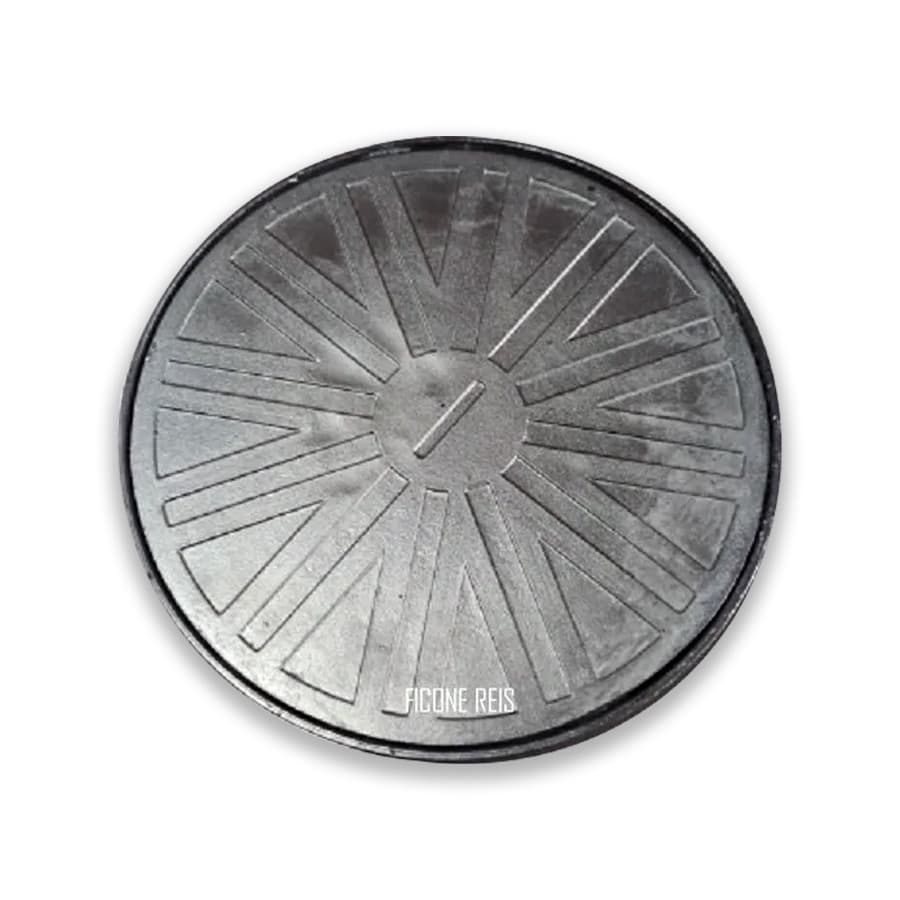 Tampa De Inspeção 100 Mm Em Alumínio