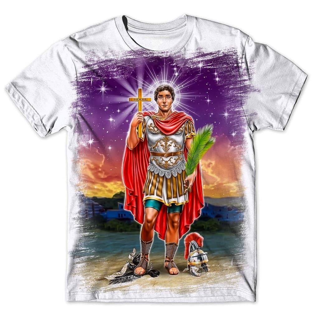Camisa Camiseta Masculina Católica Santo Expedito 1