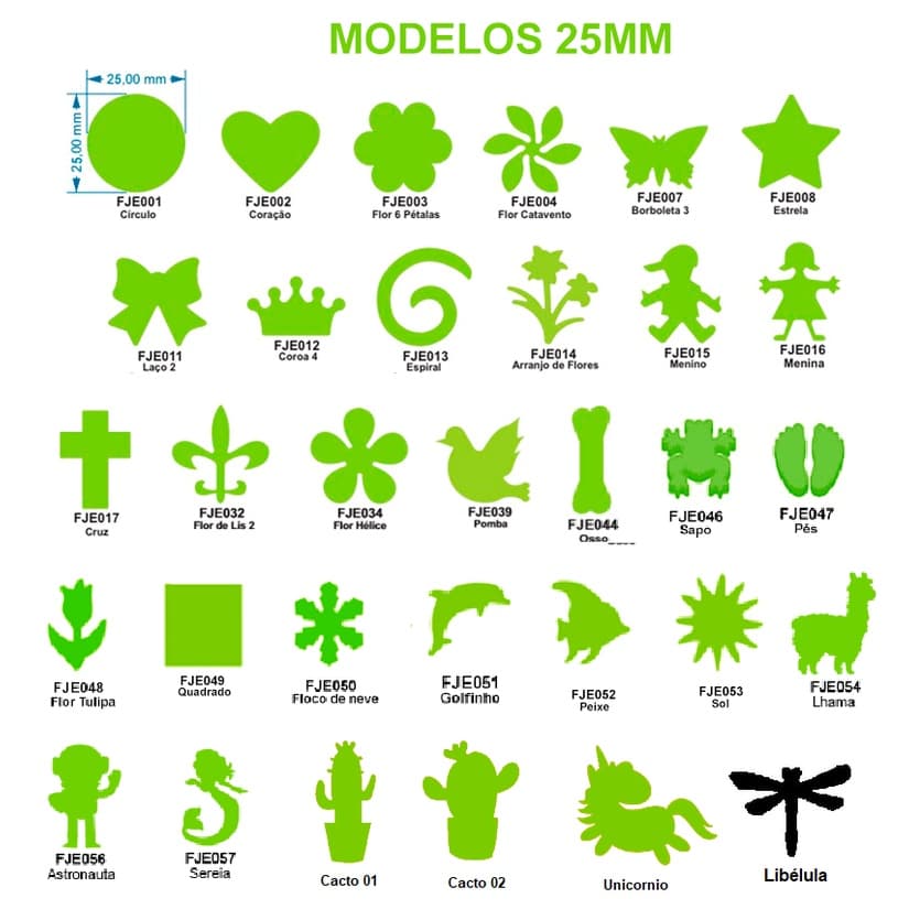 2 Furador Eva Scrapbook Papel 25mm - 42 Modelos A Escolher