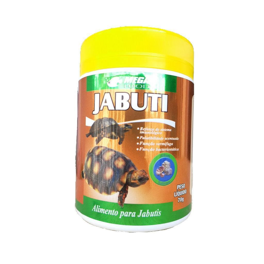 Ração Jabuti 70g com Alho  Mega Food