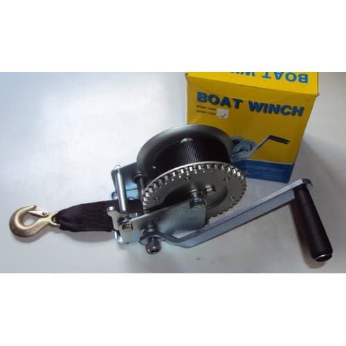 Guincho Catraca Manual C/ Fita Jet Ski Barco 1200 Lbs Nautic