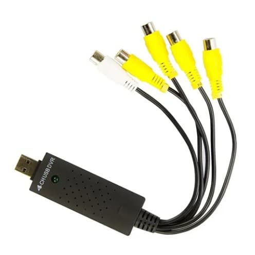 Placa De Captura Usb Dvr 4 Canais Câmera Pc Vídeo Segurança 4 Canais Sistema de Vigilância XT-2037 XTRAD