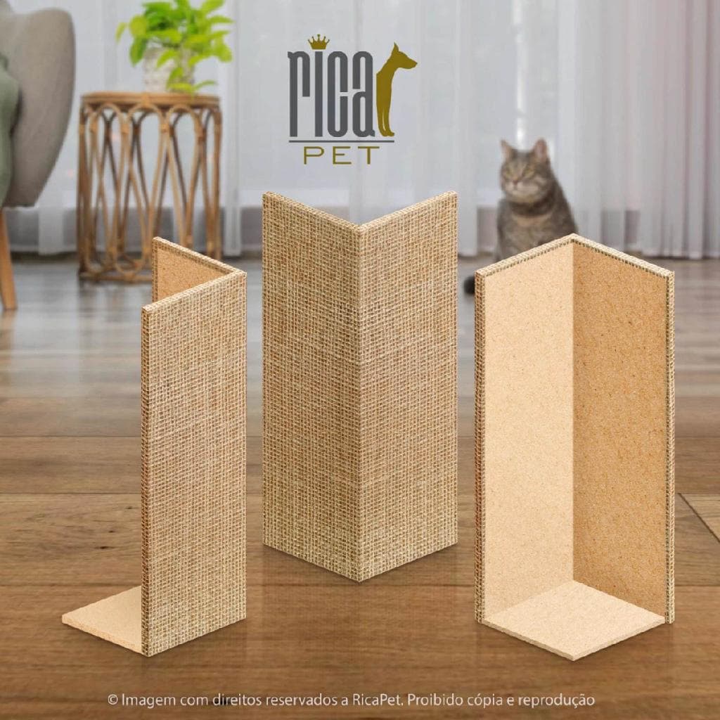 Arranhador Para Gatos E Protetor De Sofá De Madeira 1 Peça Ricapet