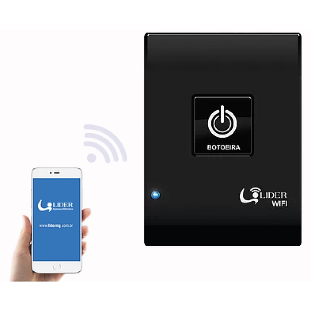 COMUTADOR PARA ACIONAR CARGAS WIFI LÍDER