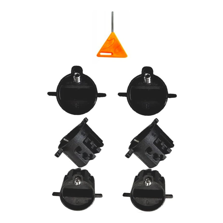 Copinhos De Quilhas De Encaixe para Prancha de Surf - Modelo Fcs