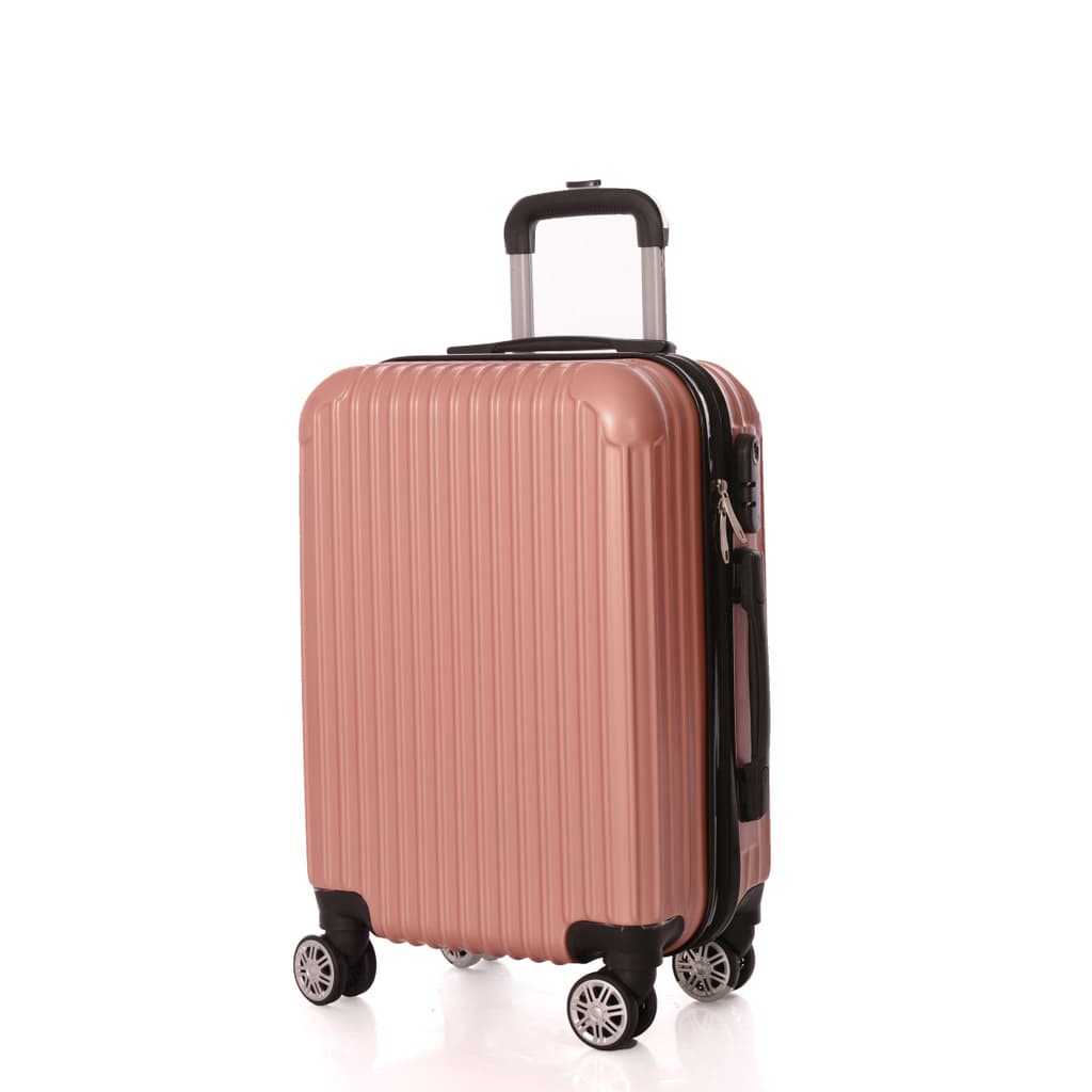 Mala de Bordo Viagem Pequena ABS - (55 x 35 x 22cm) C/ 4 Rodinhas 360º - (Regulamentação ANAC)