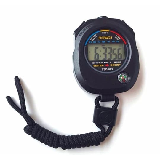 HYQ1584 Relógio Cronometro Progressivo Digital C/ Alarme, Hora E Data