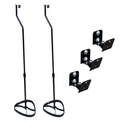 KIT SUPORTES E PEDESTAIS PARA HOME THEATER