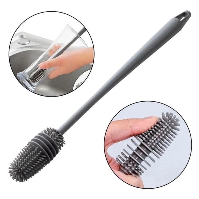 Escovas Para Lavar Garrafas Copos Canudos Mamadeira Taças
