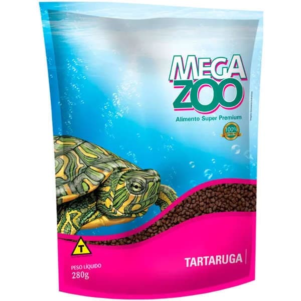 Ração Extrusada Super Premium P/ Tartarugas 280g - Megazoo