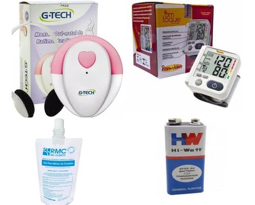 Kit Doppler Pre-natal Gtech + Aparelho Pressão Premium Lp200