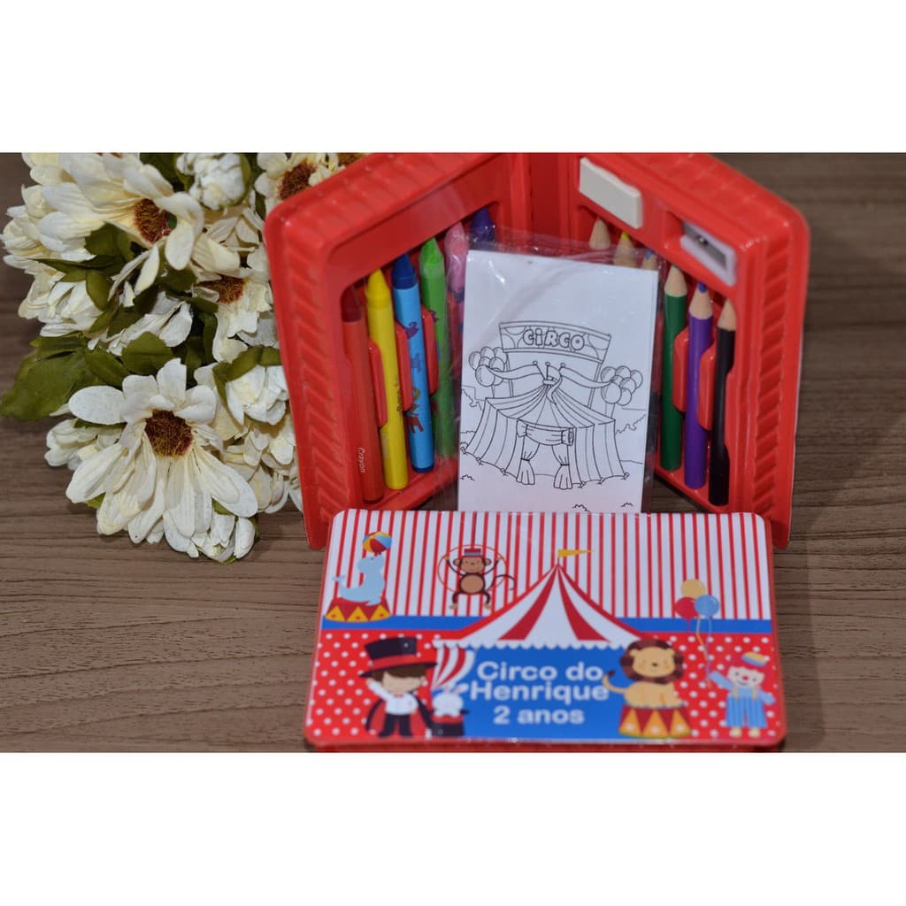 12 Estojo de Pintura Personalizado 20 Peças