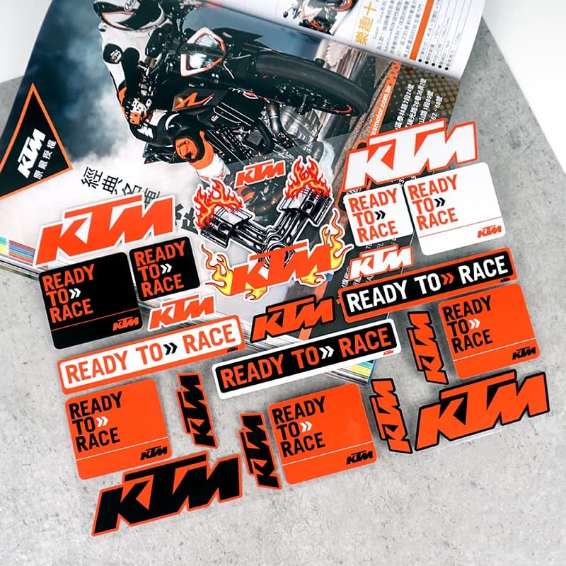 Adesivo Refletivo Para KTM 250 390 690 750 1090 1290GT Caixa Lateral Do Tanque De Combustível Modificado