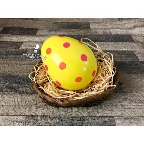 Ovo Yellowchok 15 Cm New Born Props Páscoa