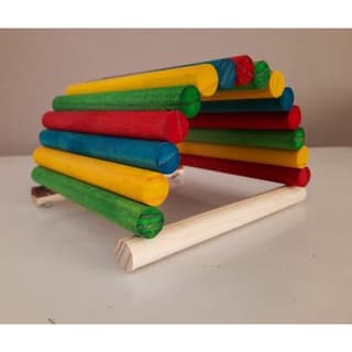 Toca tamanho M - COLORIDA - Gerbil, Camungondo, Porquinho Da Índia, Chinchila, Twister, Hamster, Roedores