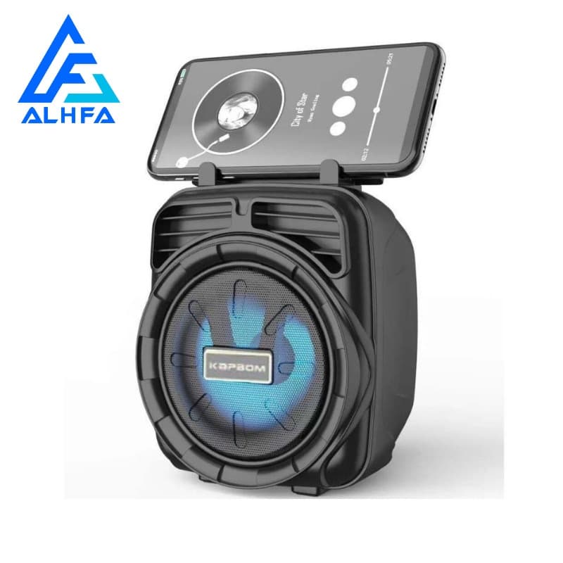 Caixa De Som Portátil Led Alto Falante Bluetooth Rádio Kapbom Original KA-8003