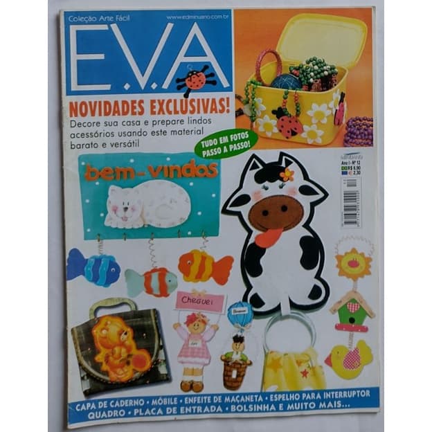 Revista Artesanato Com E. V. A Coleção Arte Fácil