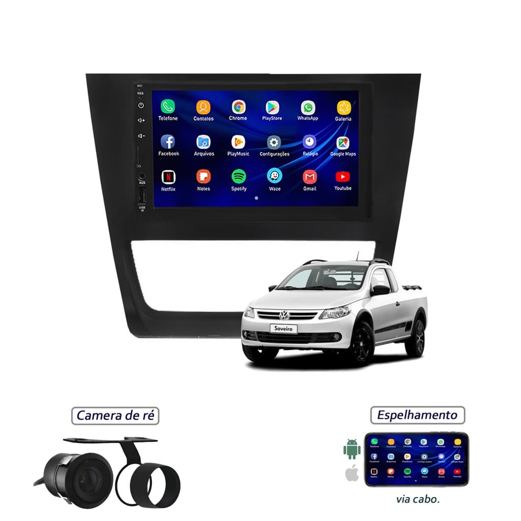 Kit Central Multimídia - Saveiro G5 -