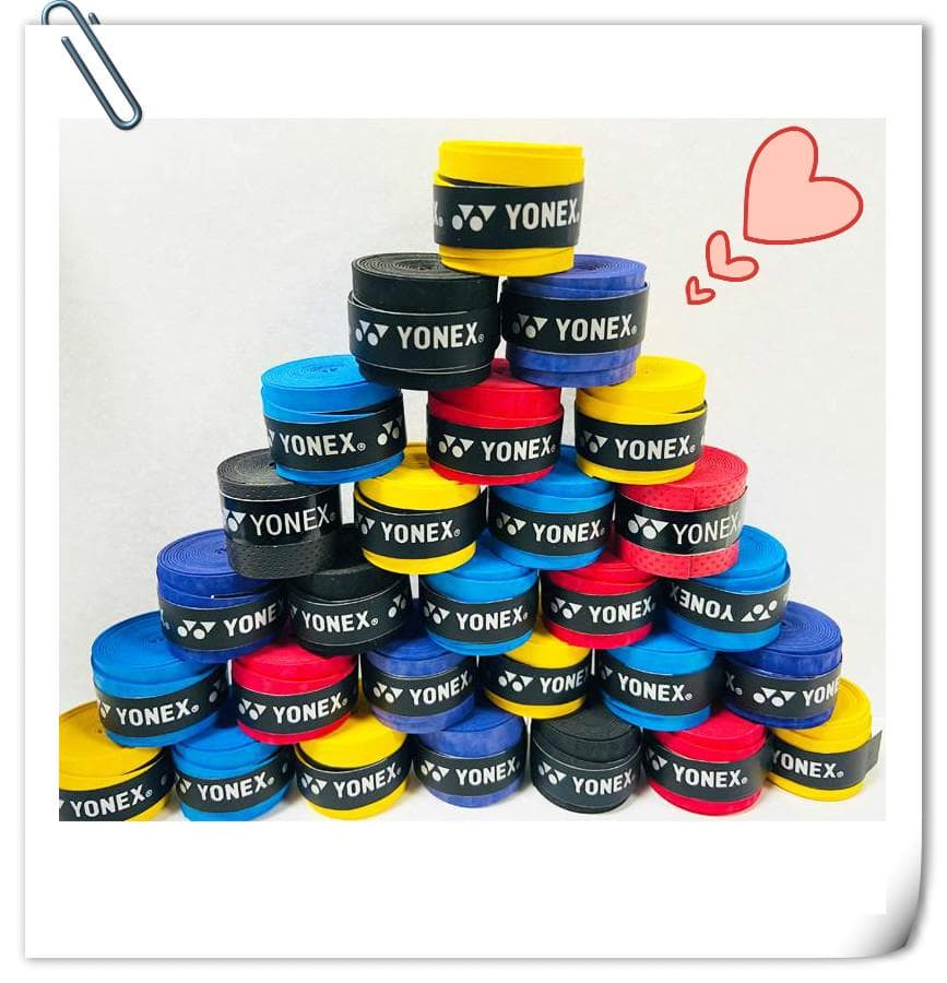 [Estoque Pronto Para Baixo Preço ✨] Yonex Estilo De Embalagem Fina Badminton Linha Anti-Derrapante Sweat-Absorbent