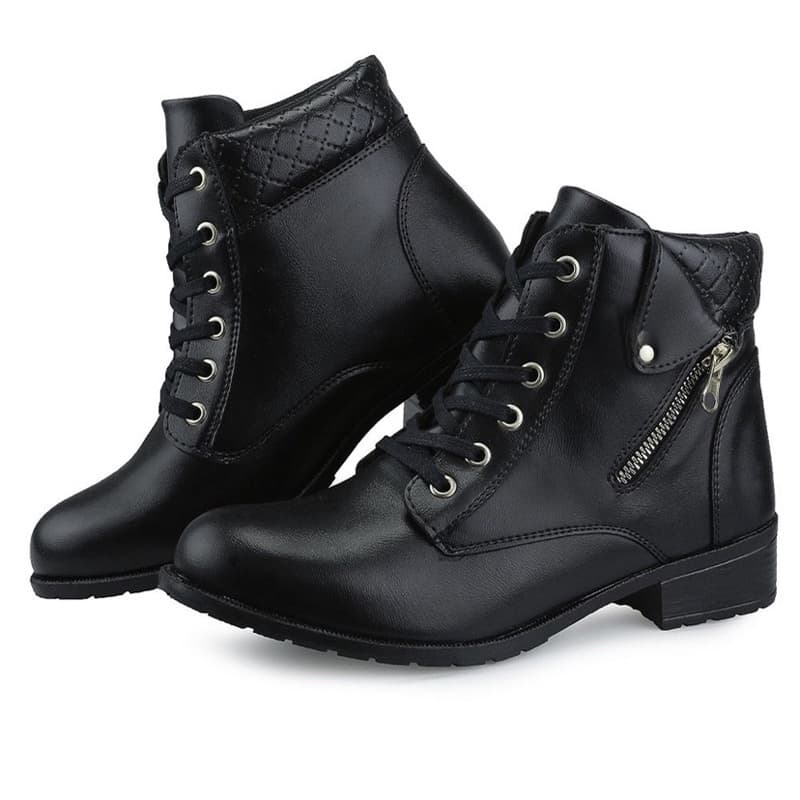 Bota Botinha Coturno Feminina Cano Baixo Estilosa Lançamento