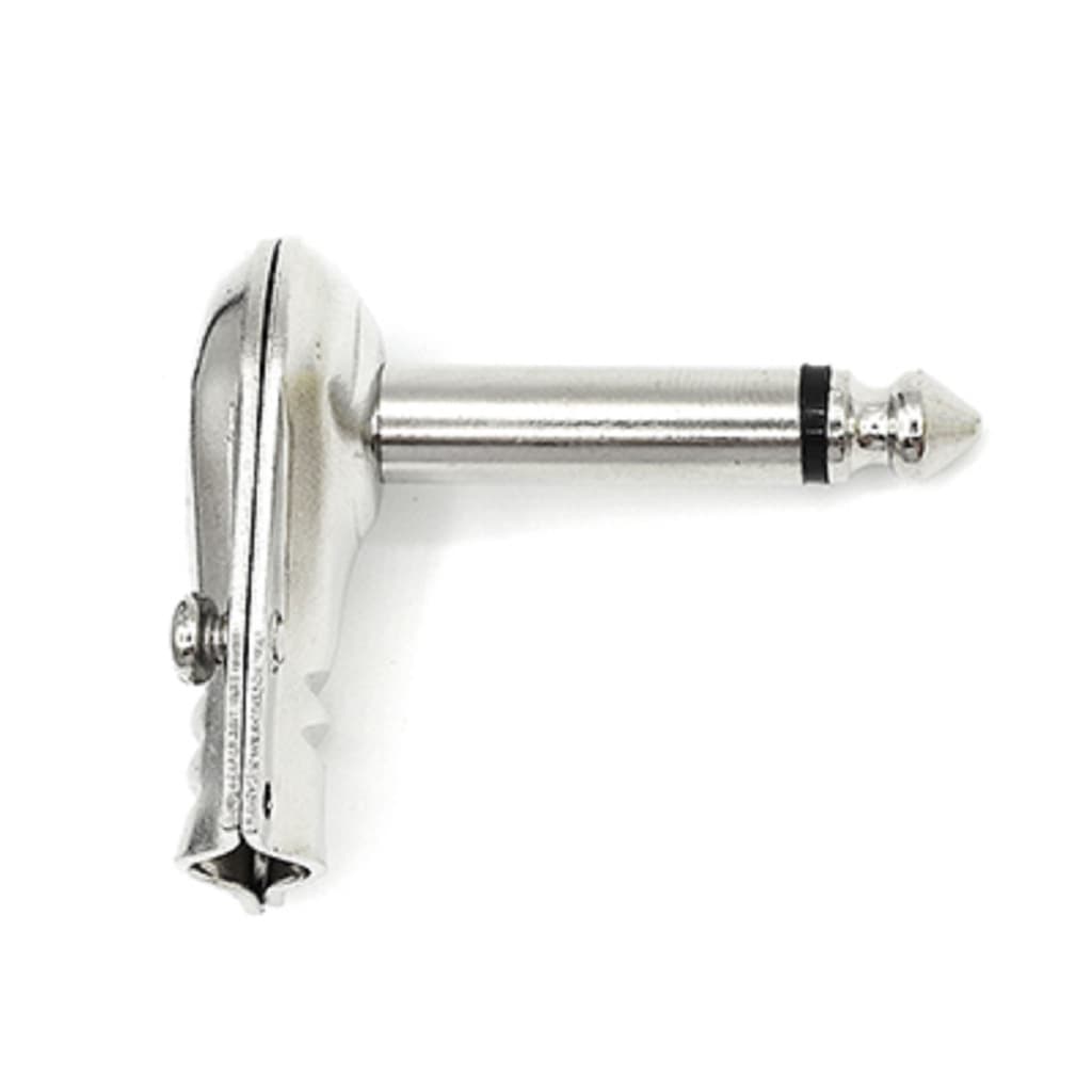 Plug P10 mono 90º metal profissional