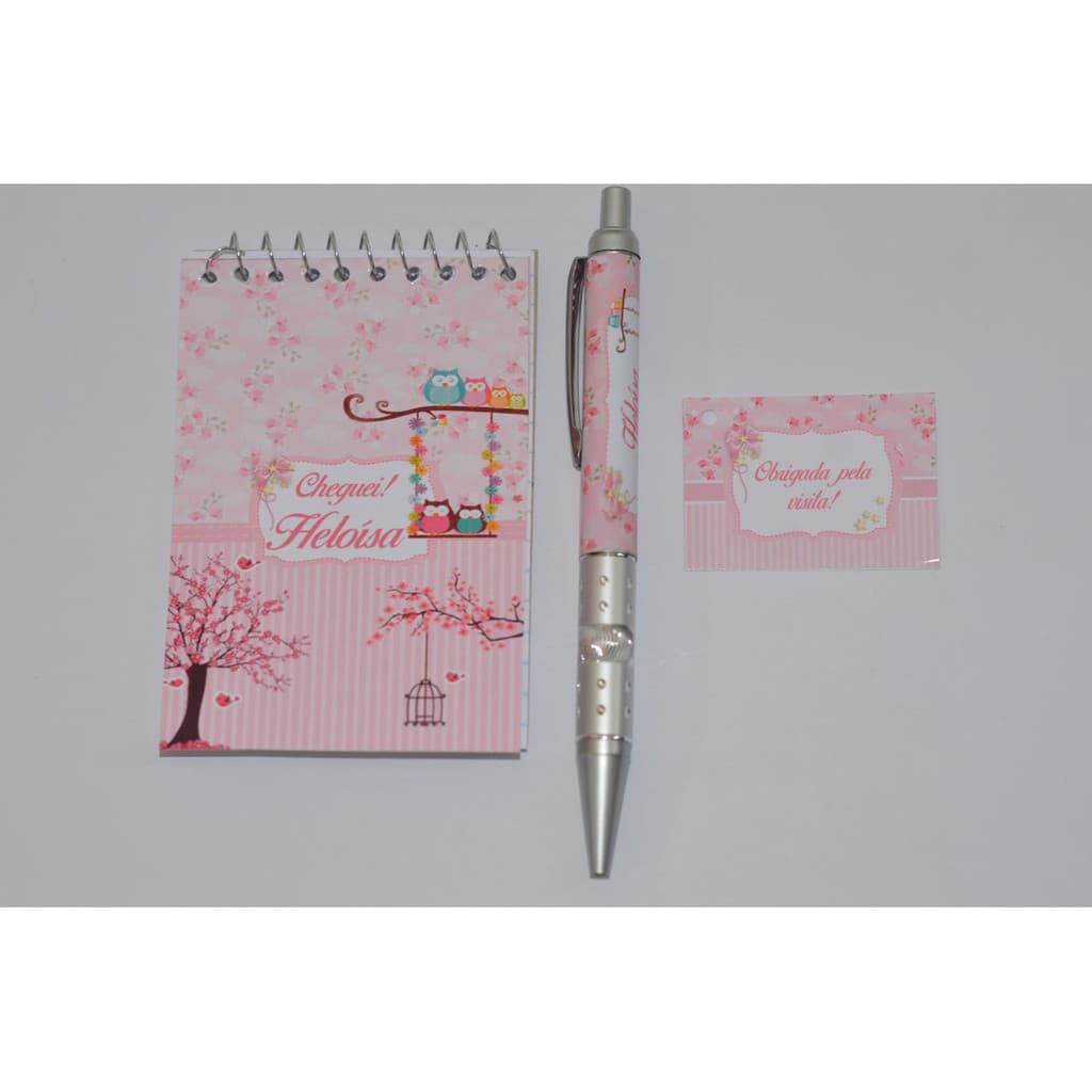 20 Bloquinho Personalizado com Caneta