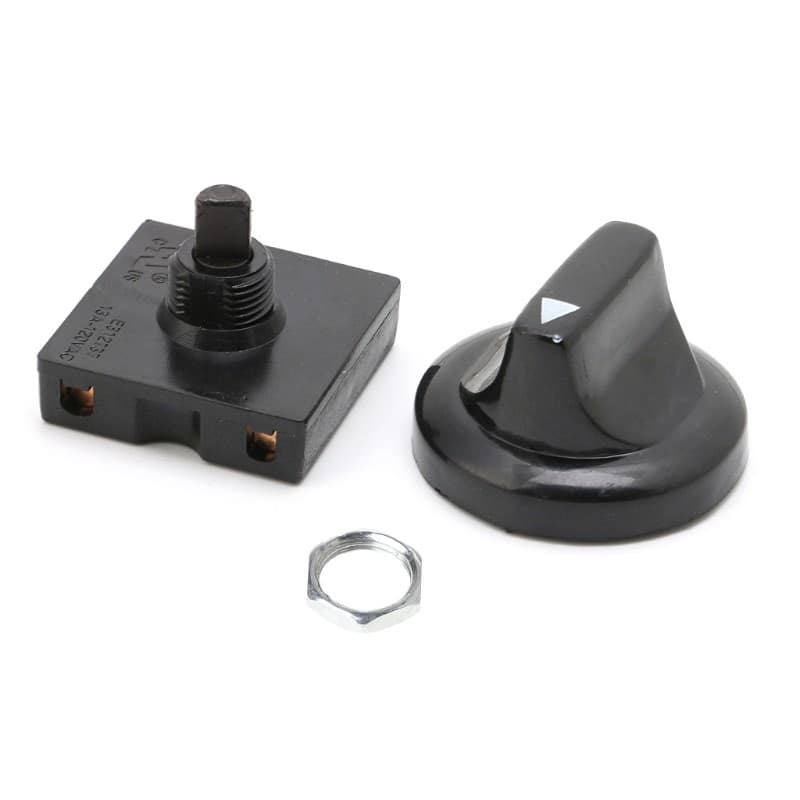 Regulador Interruptor Rotativo Ventilador 4 Posições E 3 Velocidades Botão 13AMP 120V-250V