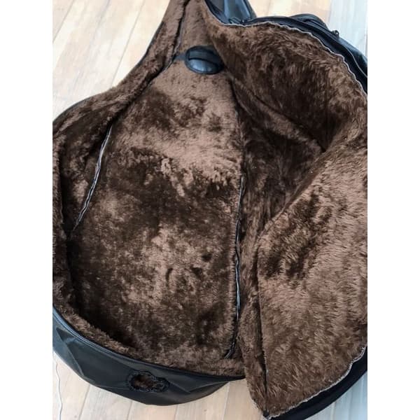 Semi Case violoncelo 4/4  couro pelúcia 128x45x30