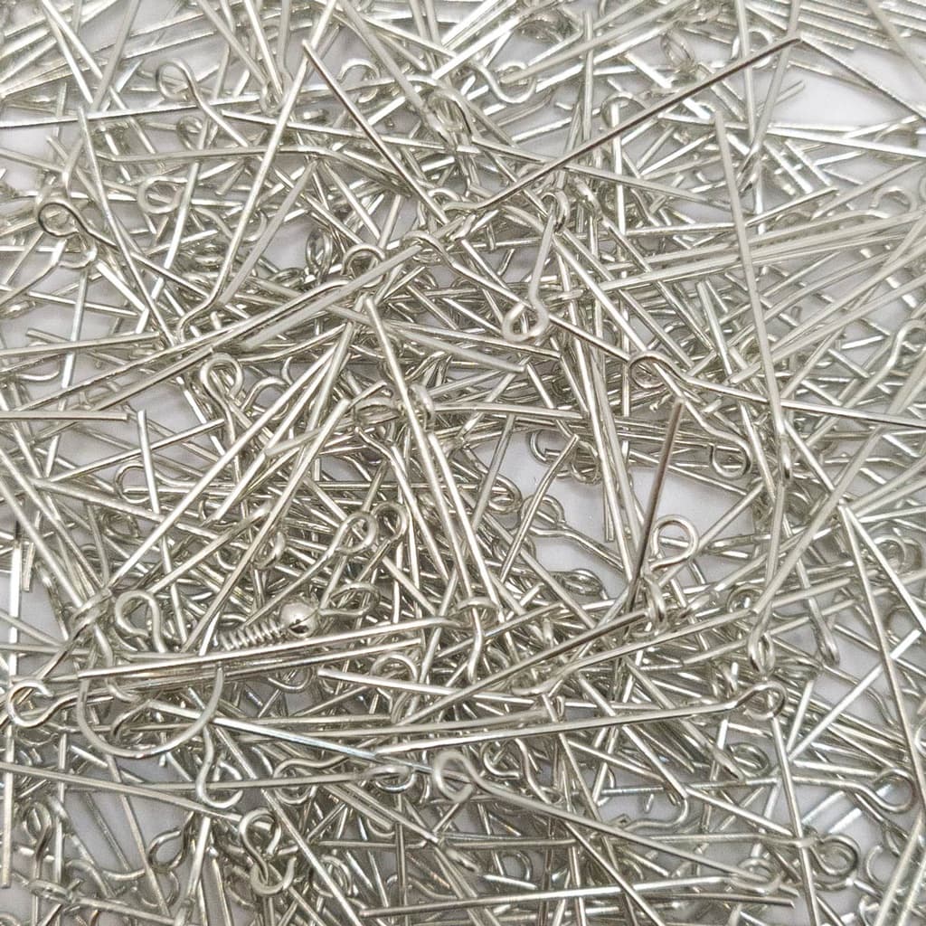 Alfinete Contra Pino Metal Níquel 30mm 1000pçs 150g