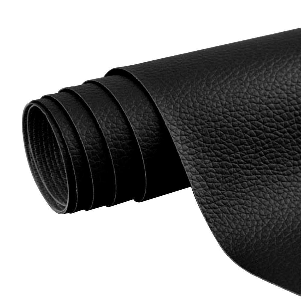Reparo Couro Sintetico Auto Adesivo Preto 50x137cm