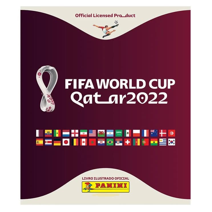 Album Copa Do Mundo 2022 Qatar + 6 Figurinhas Copa 2022 Original Panini