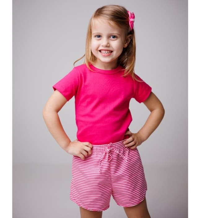 Blusa Infantil Manga Curta Ribana Algodao Elastano Menina Menino Conforto 4 ao 12