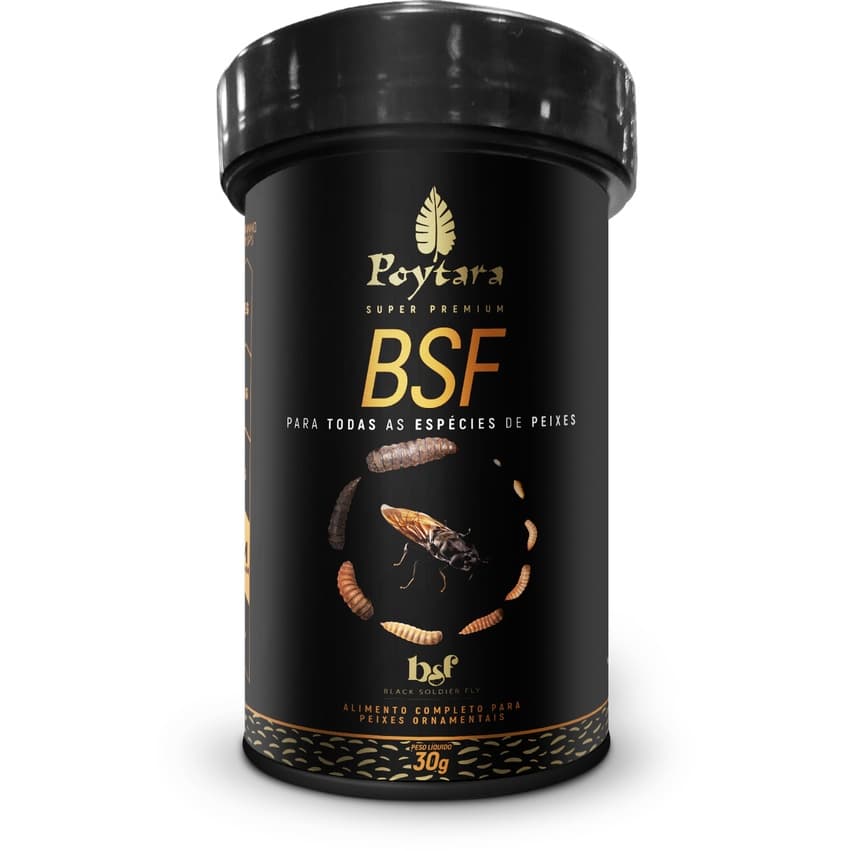 Ração Poytara BSF Black soldier fly crisps 30g