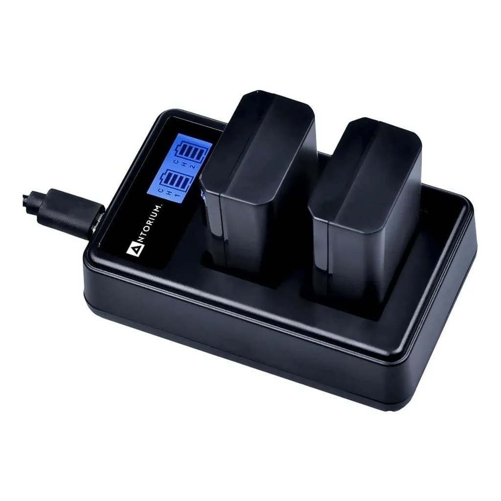 Carregador Duplo P/ Bateria Np-fz100 Sony A9 A7iii Fz100