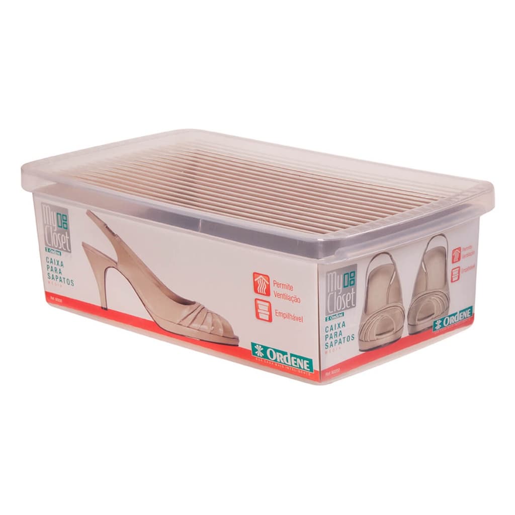 Caixa Organizadora Para Sapatos Feminino Masculino Média Ordene