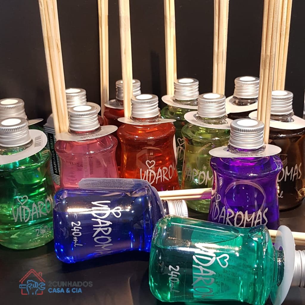 DIFUSOR E AROMATIZADOR DE AMBIENTE 240ML VARETAS - VIDA AROMA