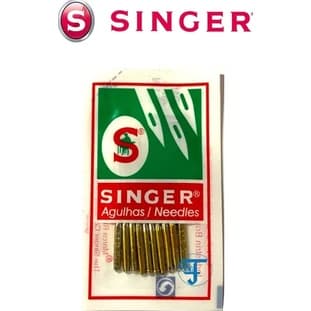 Agulha Singer Doméstica 2045 Especial Para Malhas Nº 09 / 11 / 14 OU 16.