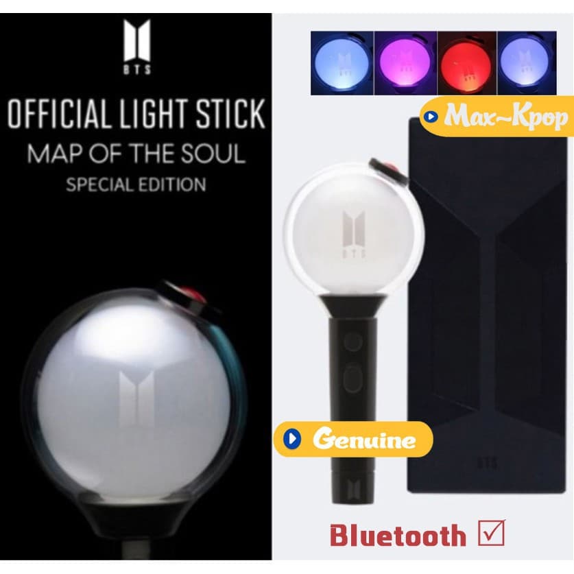 BTS Official Lightstick Ver 4 Special Edition Army Bomb Ver 4 MAP OF THE SOUL