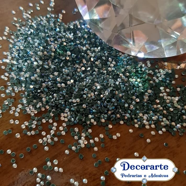 strass para unhas aprox.1.400 pçs tamanho 1.8mm - pedrarias para adesivos e joias de unhas
