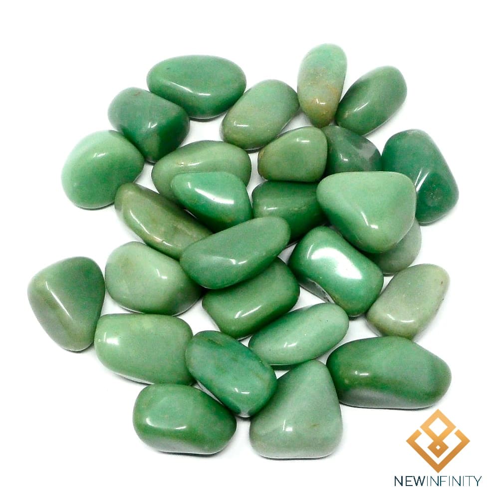 Cristal Rolado de Quartzo Verde Pedra Natural 2cm cura e Calma