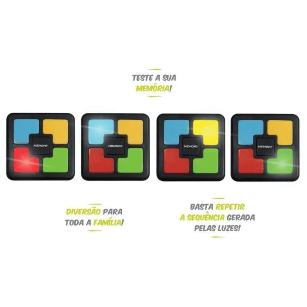 Jogo Da Memória Eletrônico Black  Unik