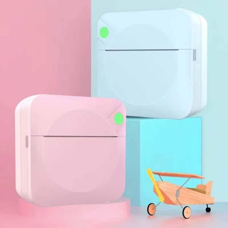 Mini Máquina De Impressão De Bolso Foto Impressora Térmica Portátil 203DPI De Recibos Instantânea BT iOS Android