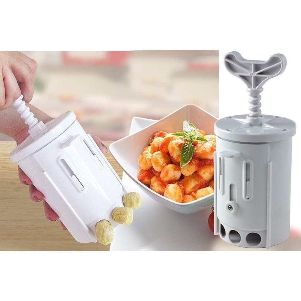 Nhoqueira Cortador De Nhoque A Manivela Com Rosca