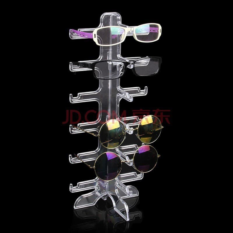 Suporte Expositor De Óculos Acrílico CristalTIPO TORRE 5 OU 6 Lugares