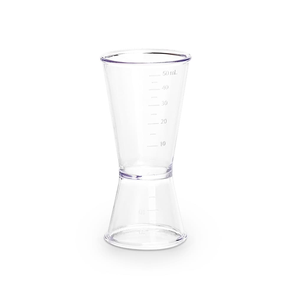 01 Dosador De Bebidas Acrilico Cristal C/ Medidor 50x20ml