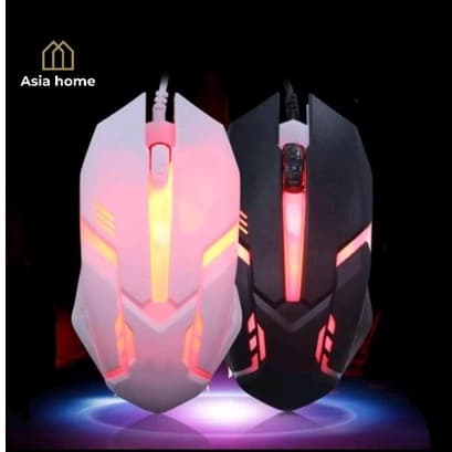 Mouse Gamer  V40 1600dpi Ajustavel Led Optico - asia home